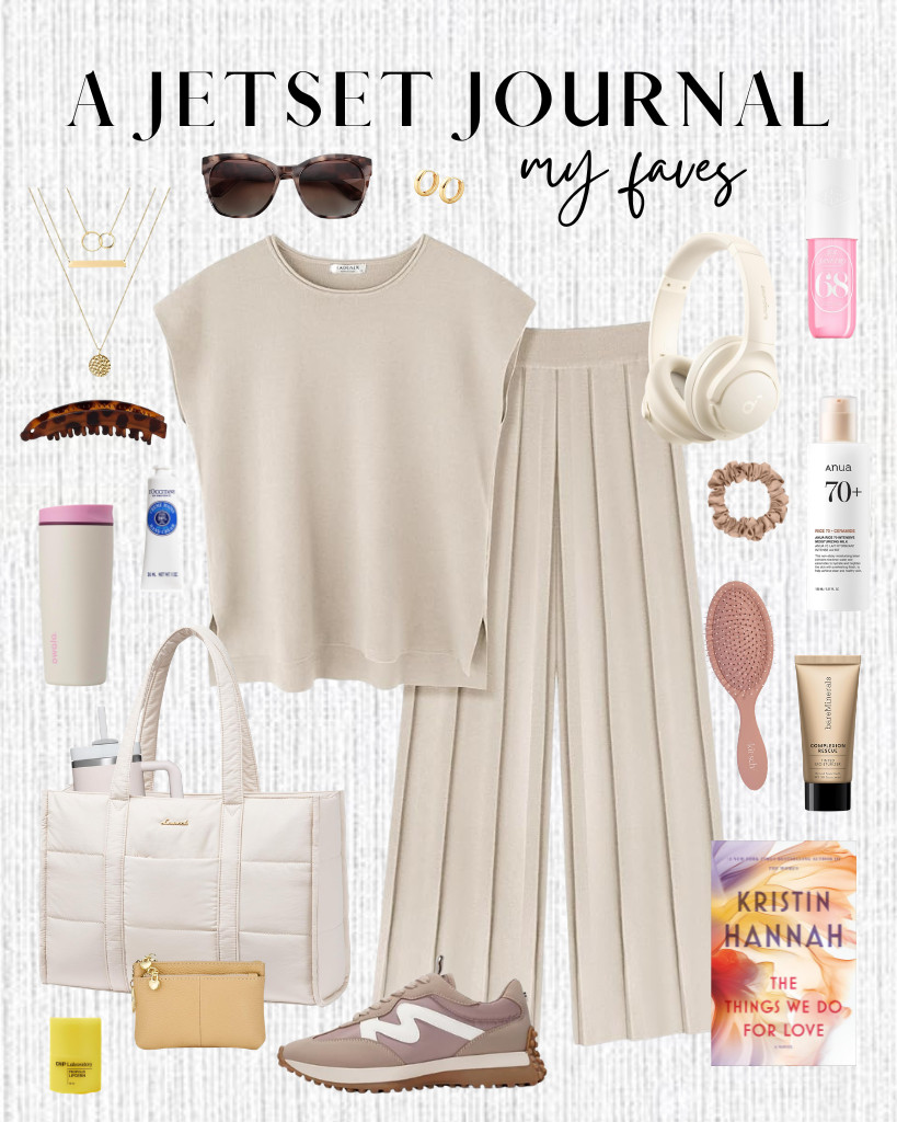 Waiting for great finds I’ve included in this week’s My Faves?

I am so obsessed with this classy two-piece outfit from Ekouaer. It’s a combination of a knit cap sleeve top and wide-leg pleated pants. Turandoss has a trendy layered choker necklace that is perfect for this fit. If you are traveling, you might want to bring a book like The Things We Do for Love. 

 #LTKSeasonal #LTKSaleAlert #LTKTravel