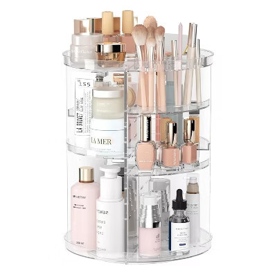 Maison 360 Rotating Makeup Organizer, DIY 8 Adjustable Layers Spinning Skincare Organizer | Target