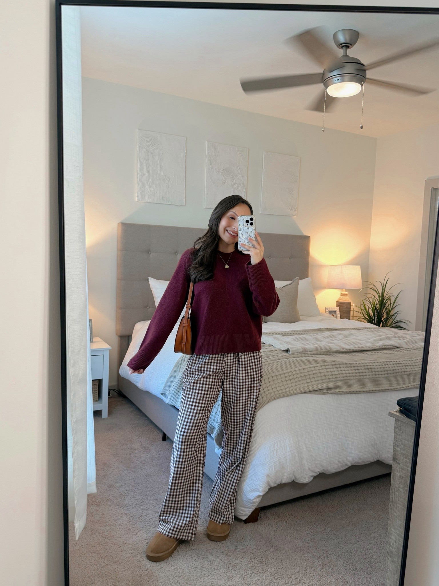 sweater - XS (sold out in burgundy but linking another color),
Amazon pants - S,
slippers - size up

#LTKFindsUnder100 #LTKmorningroutine #LTKdayinmylife