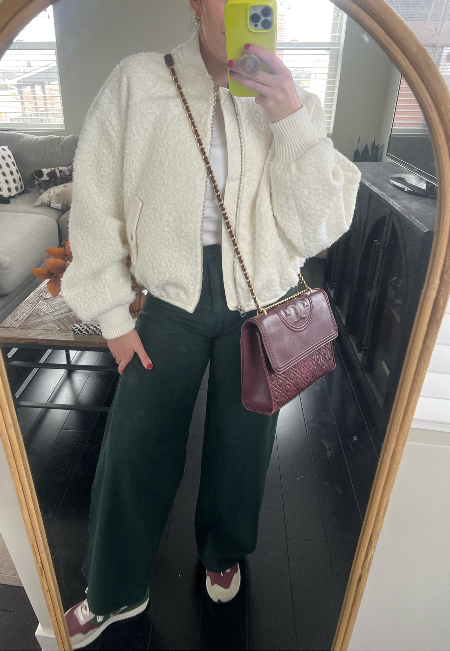 These jeans are so fun!! Wearing my true size- 26. Great wide leg that doesn’t drown you, and this green color is a perfect go to for the holidays. Madewell and Anthro has 40-50% off sales going on!!

#LTKSeasonal #LTKCyberWeek #LTKHoliday
