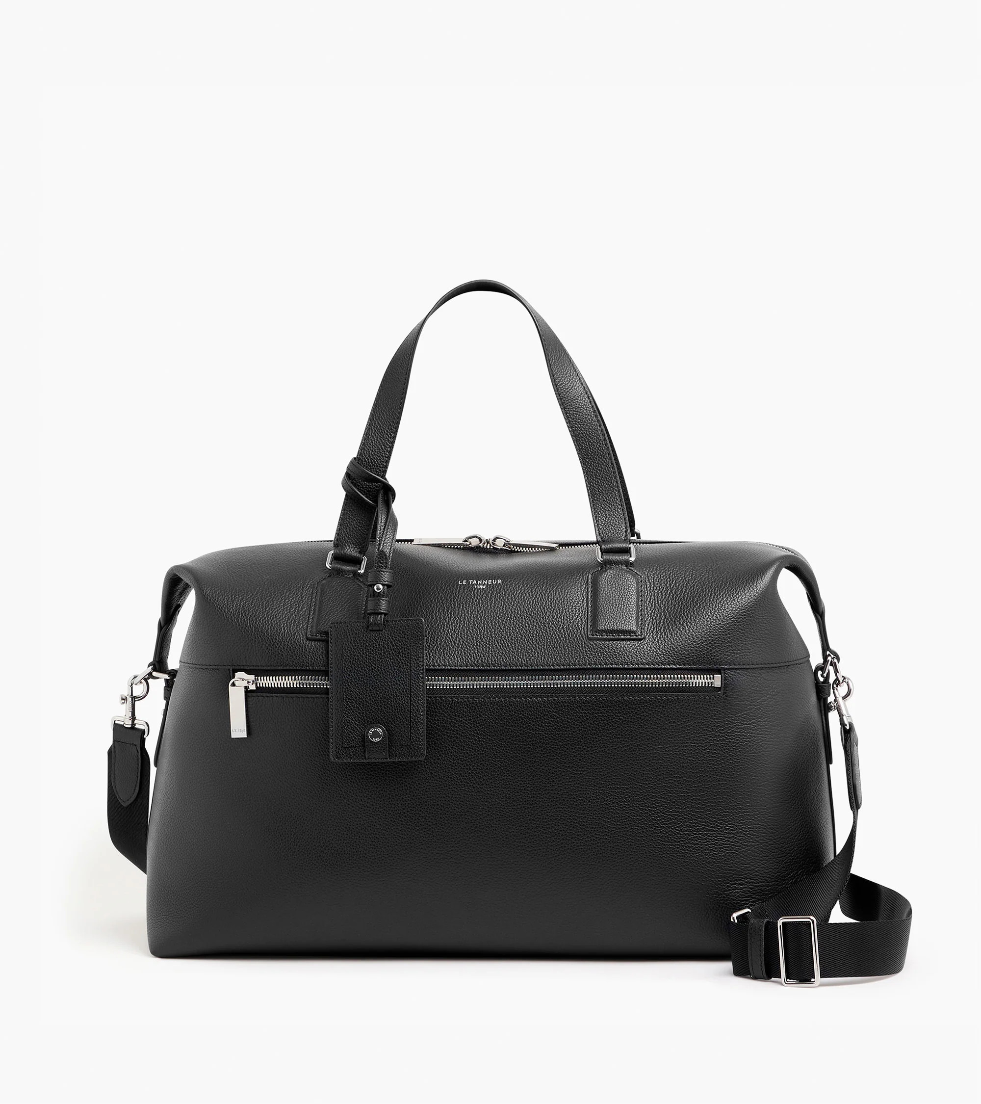 Emile 24h travel bag in grained leather | Le Tanneur