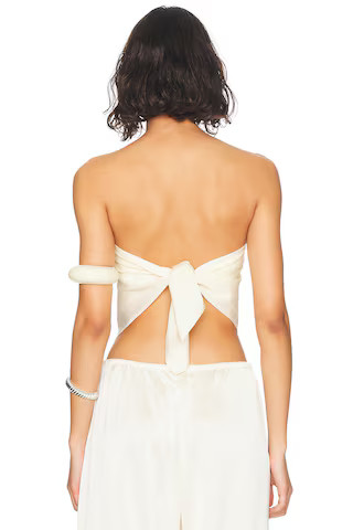 Fluid Twill Scarf Top | FWRD 