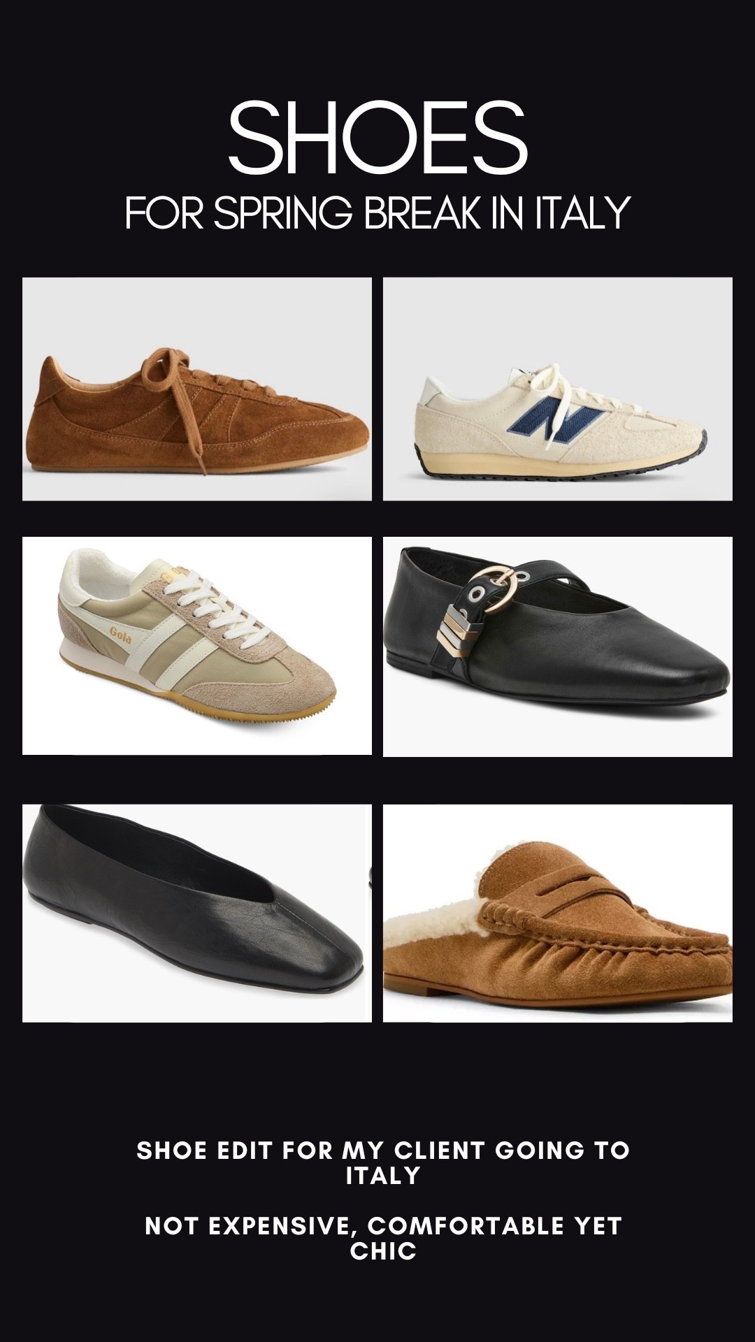 The Spring Shoe Edit!
From sightseeing in Italy to mom life and everything in between…obsessed with all this season.  
#springshoes #travelshoes #shoes

#LTKActive #LTKmomlife #LTKTravel