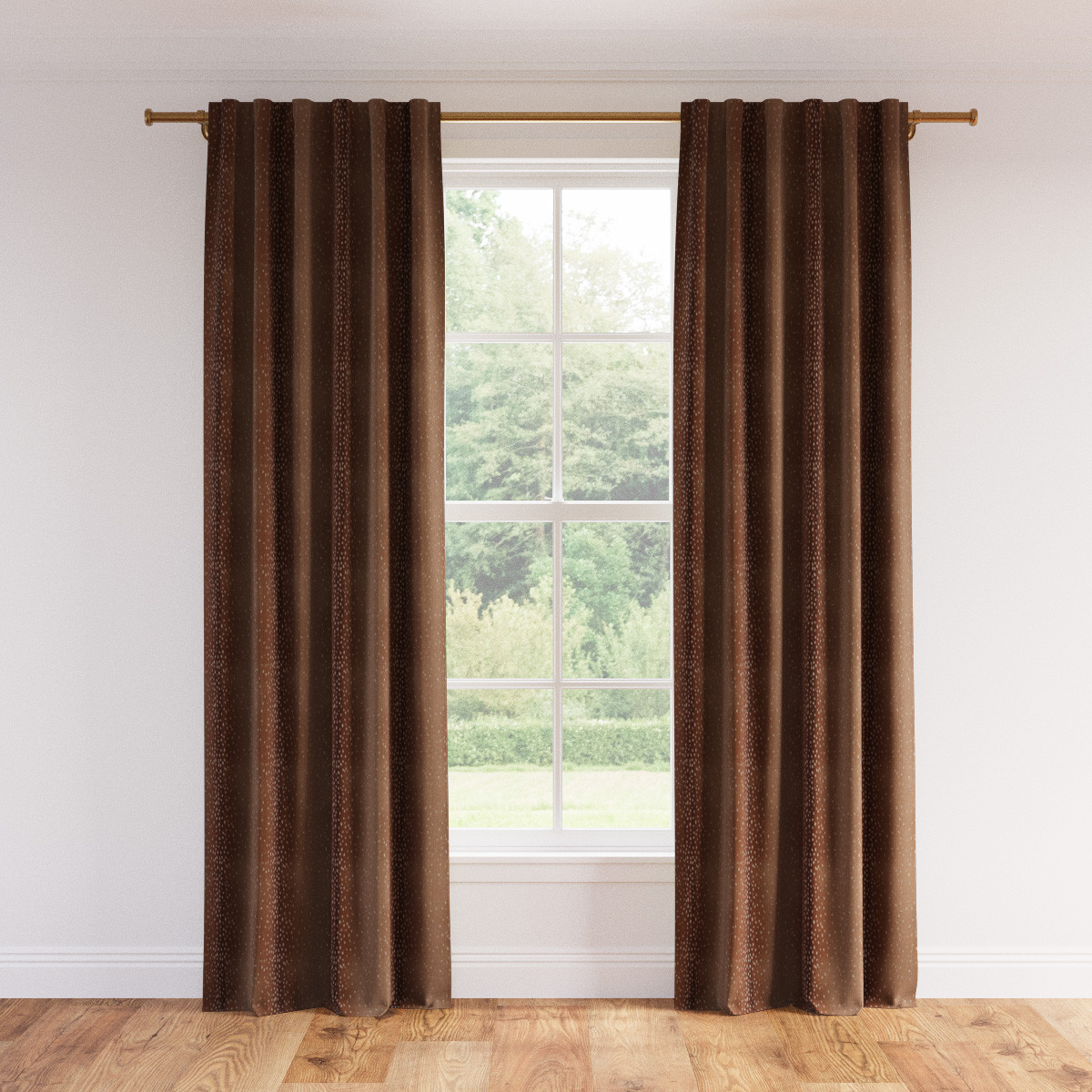 Printed Linen Blackout Curtain | The Inside