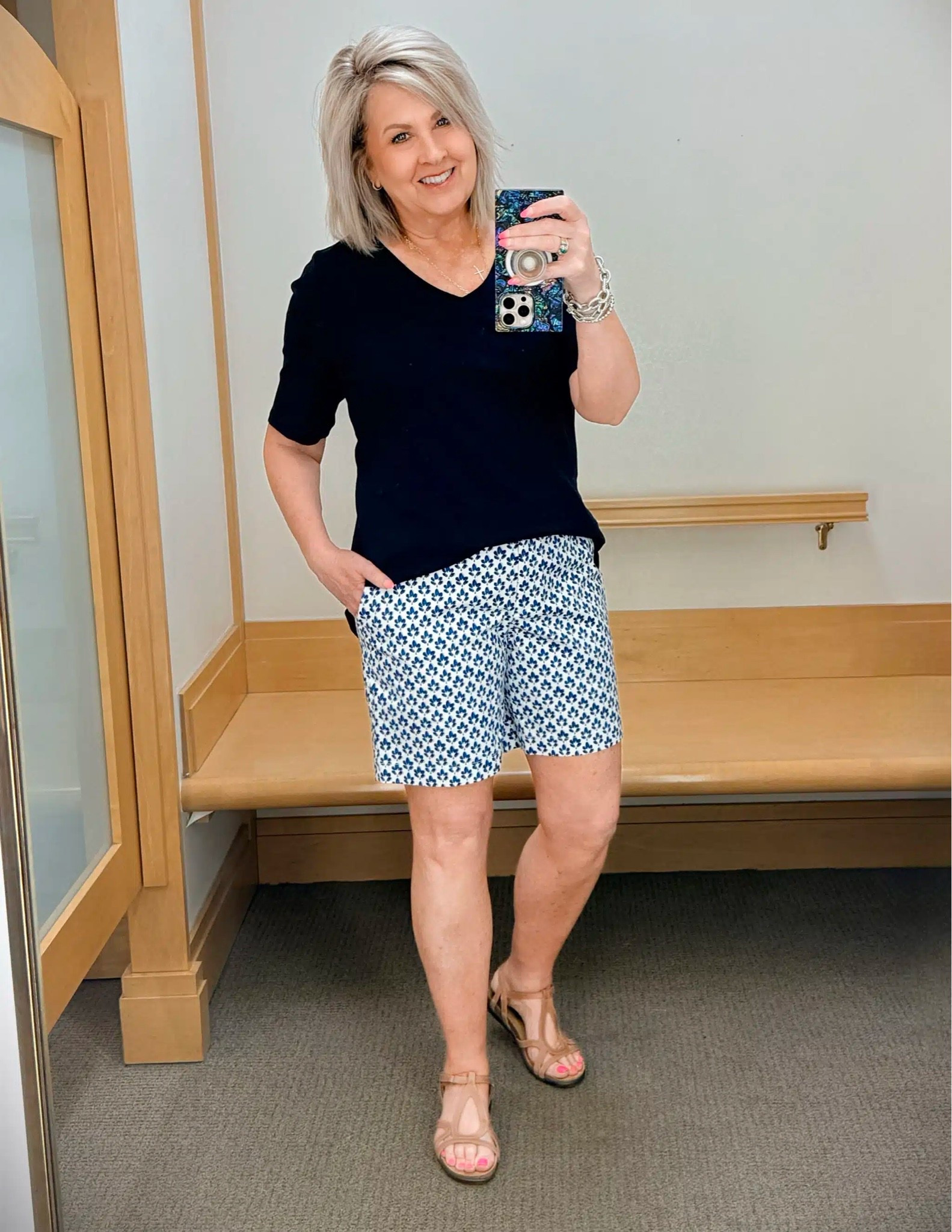 Another easy Summer outfit from Talbots! Tee size large | shorts size 8 | vacation outfit

#LTKTravel #LTKOver40 #LTKootd