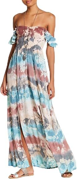 Tiare Hawaii - Hollie Off-The-Shoulder Maxi Dress | Flowy Floral Vintage | Spring & Summer Collectio | Amazon (US)
