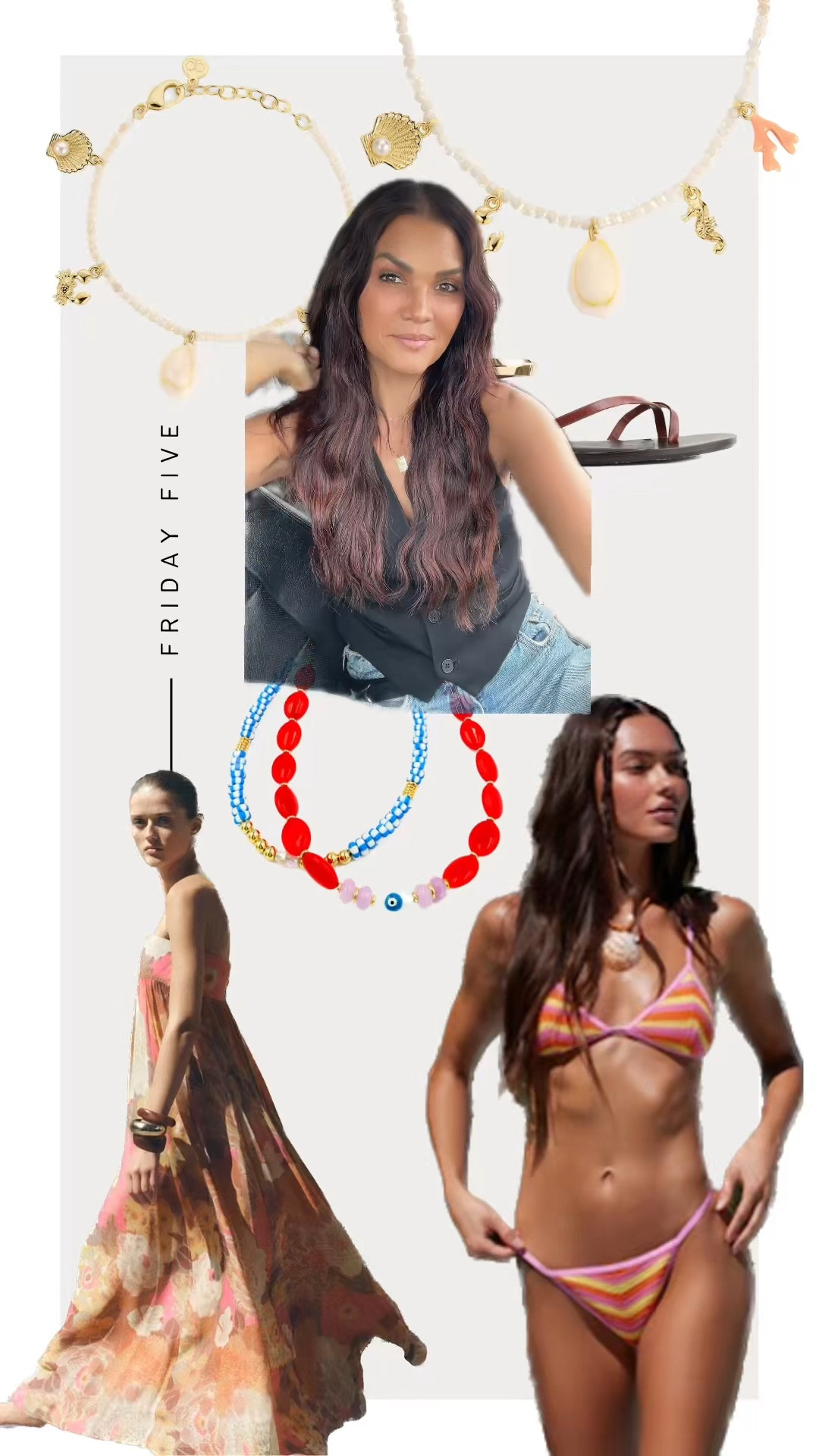 Friday Five: 5-16-25

1. Zara floral maxi dress
2. The Caep phone case and wristlet 
3. Madewell sandals 
4. Beach Riot Bikini 
5. Gorjana charm necklace and bracelet 



#LTKShoeCrush #LTKStyleTip #LTKSwim