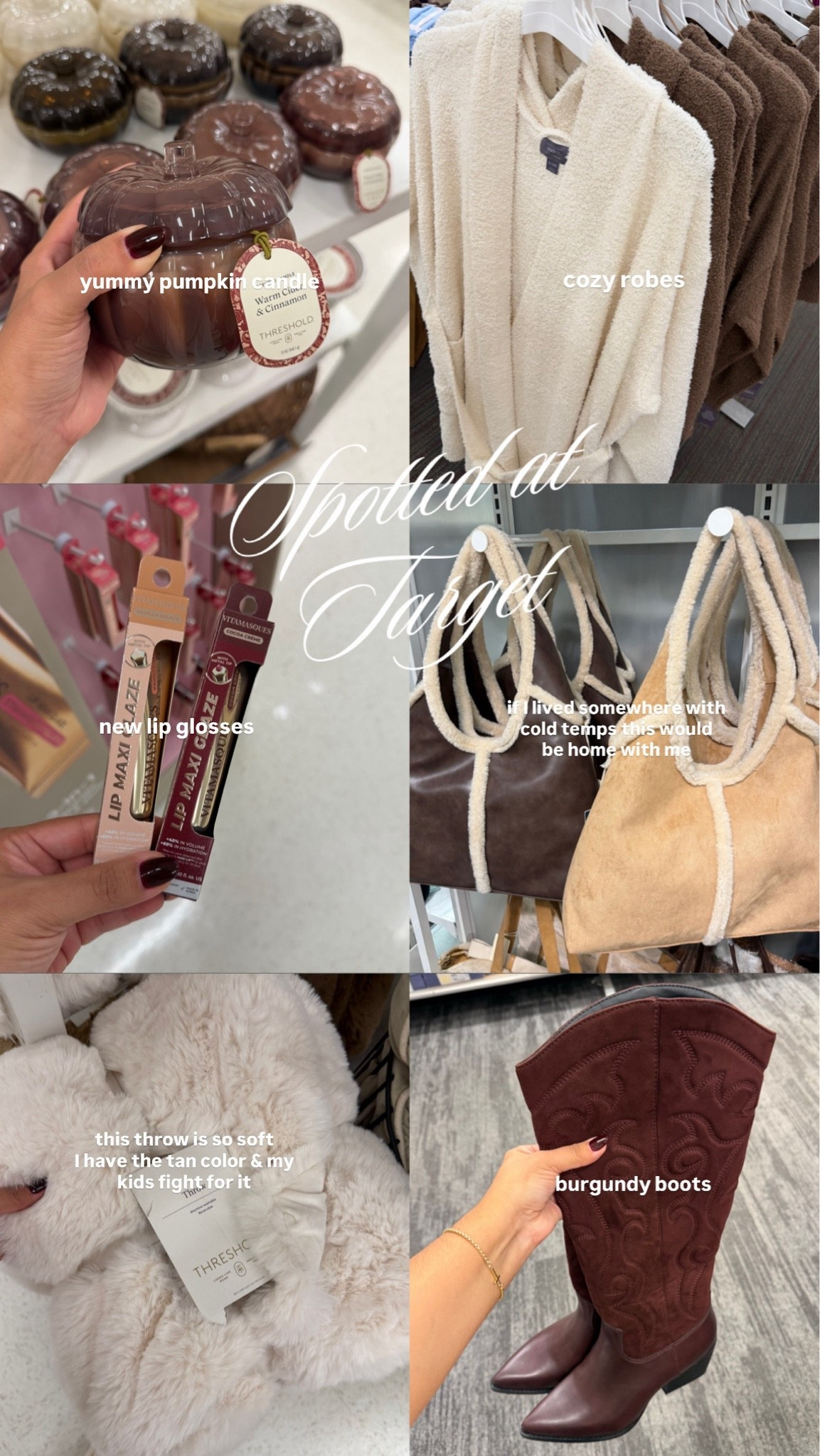 New target arrivals 🤎 🍂 

#target #targetfinds #fallfinds #burgundyboots #throw #fashion #home