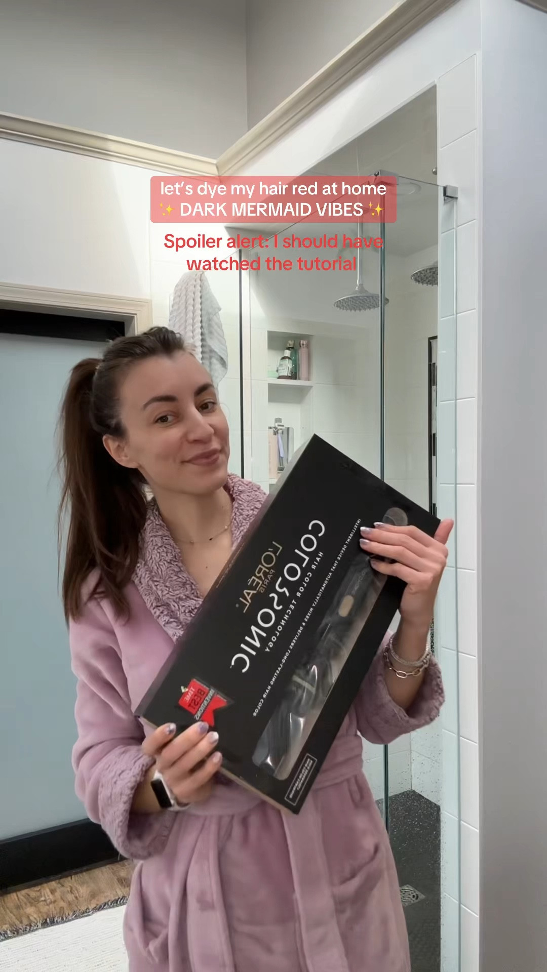 Colorsonic hair color device + the cartridge I used! 