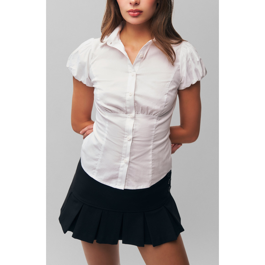 Guizio Liana Top in White at Nordstrom, Size Large | Nordstrom