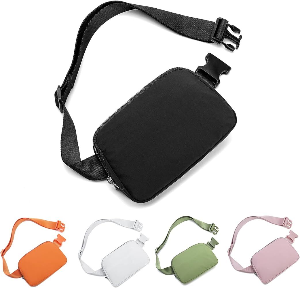 HVJCEZ Fanny Packs for Women Men, Fashionable Waist Bags Waterproof Small Crossbody Belt Bag Bum ... | Amazon (US)