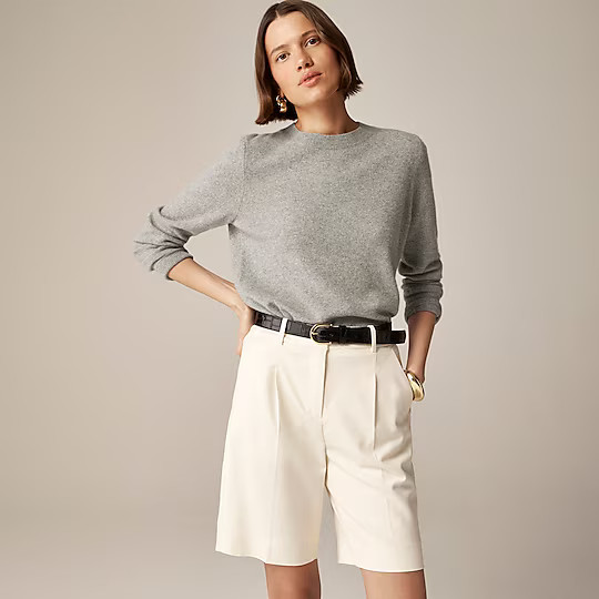 Cashmere classic-fit crewneck sweater | J. Crew US