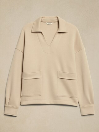 Scuba Patch Pocket Sweatshirt | Banana Republic Factory