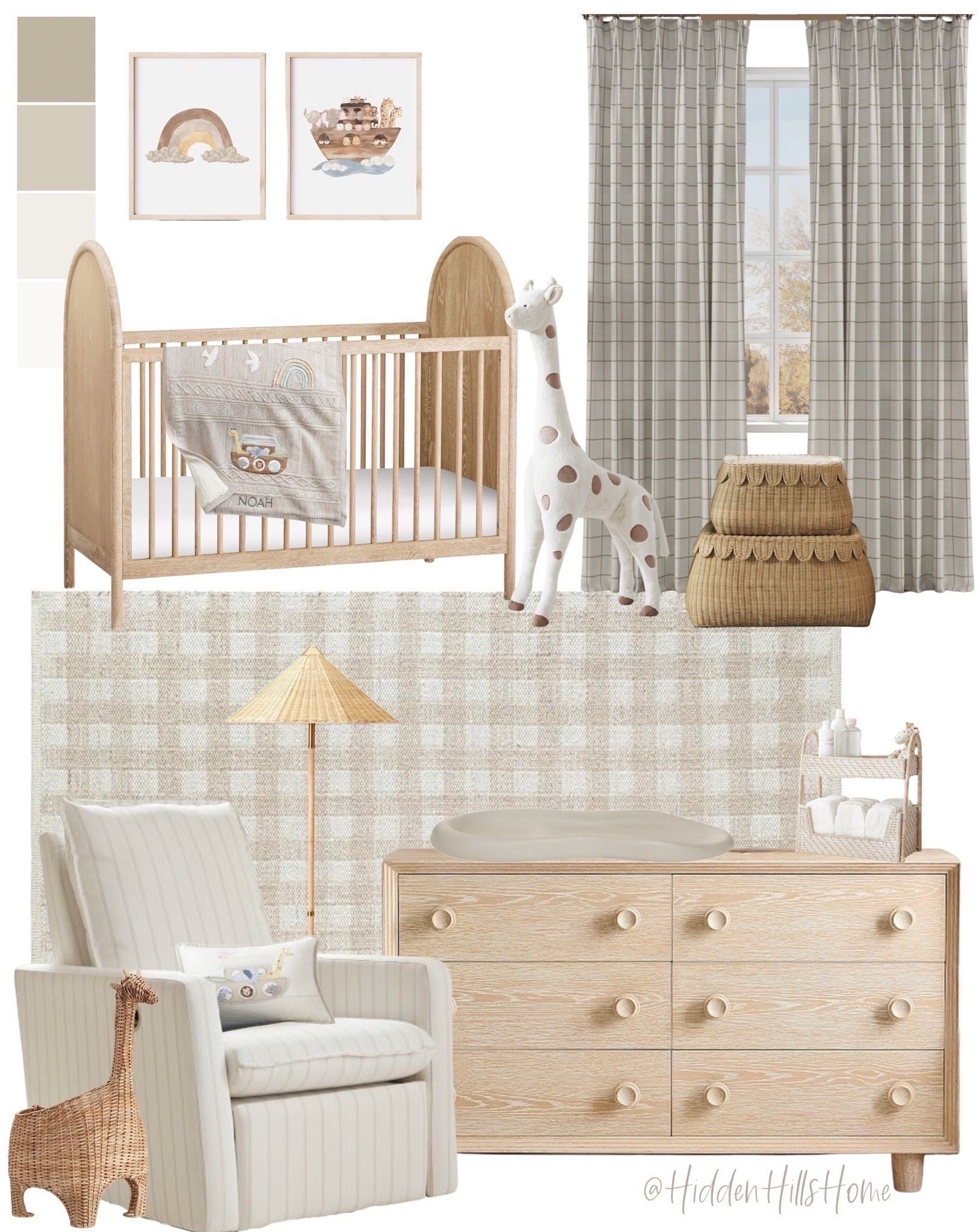 Nursery decor ideas, Noah’s ark themed nursery mood board, baby boys room design, crib, baby changing dresser, baby’s room Inspo #nursery 


#LTKHome #LTKSaleAlert #LTKBaby