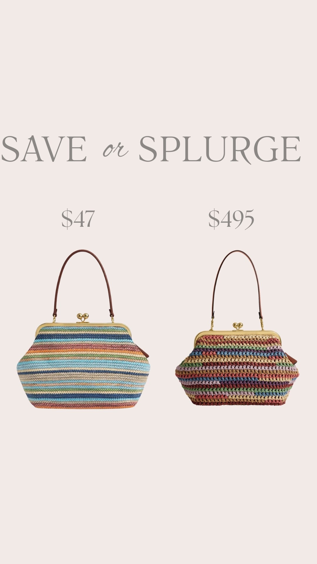 Save vs splurge 