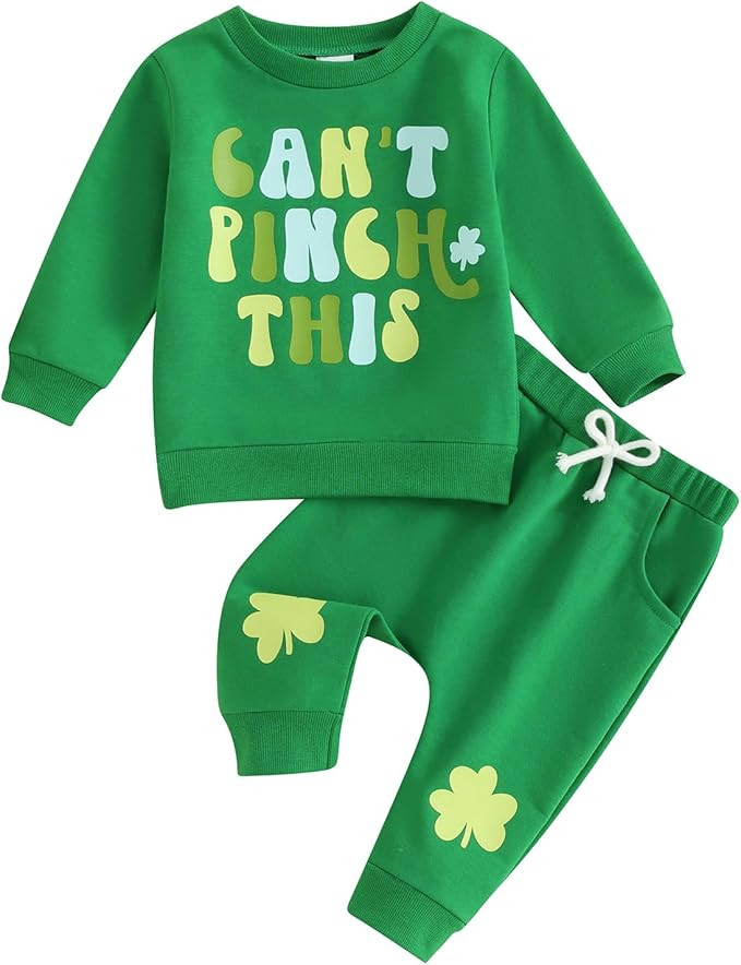 Adobabirl Toddler Baby Halloween Outfit Boy Girl Pumpkin Patch Crew Sweatshirt and Pants Set Hall... | Amazon (US)