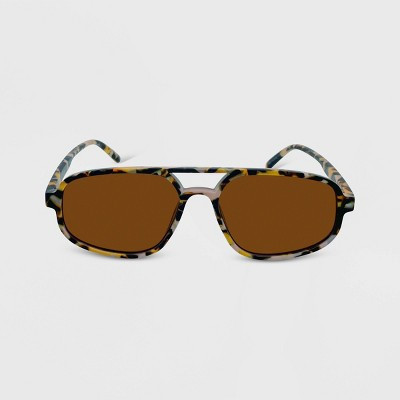 Tortoise Print Aviator Sunglasses - Wild Fable™ Brown | Target