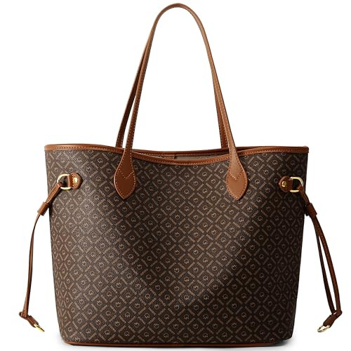 Queenoris Designer Tote Bag for Women, Top Handle Purses Satchel Fashion Satchel Large Capacity C... | Amazon (US)