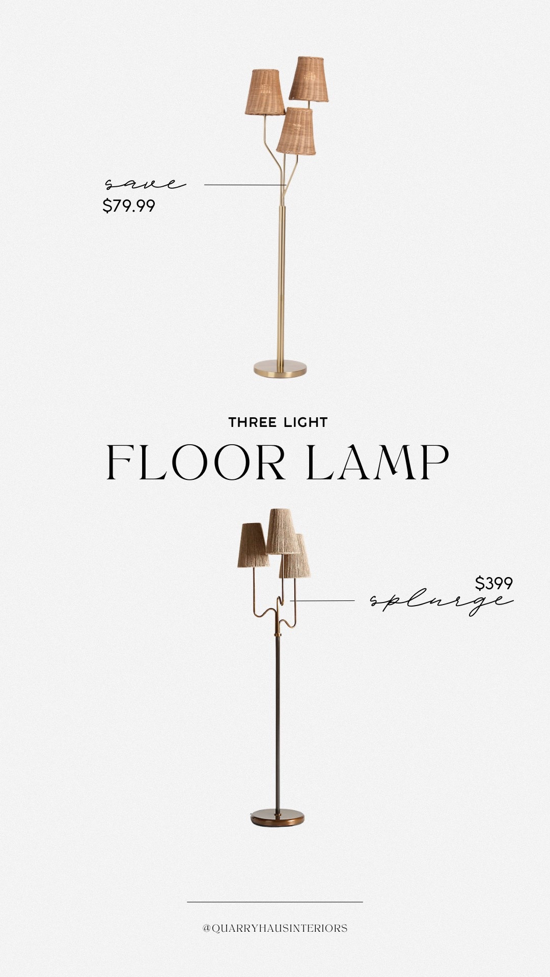 This 3 light floor lamp is back at TJ Maxx! A great look for less option compared to the popular sellers light from Crate & Barrel!

#LTKHome #LTKFindsUnder100 #LTKSaleAlert