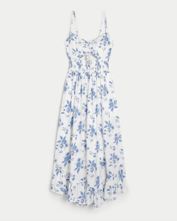 Asymmetrical Hem Maxi Dress | Hollister (US)