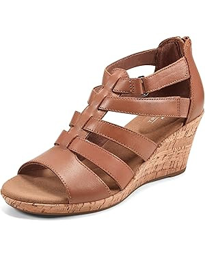 Rockport Women's Briah Gladiator Wedge Sandal | Amazon (US)