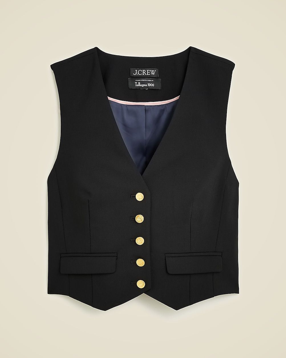 Classic vest in Italian bi-stretch wool blend | J. Crew US