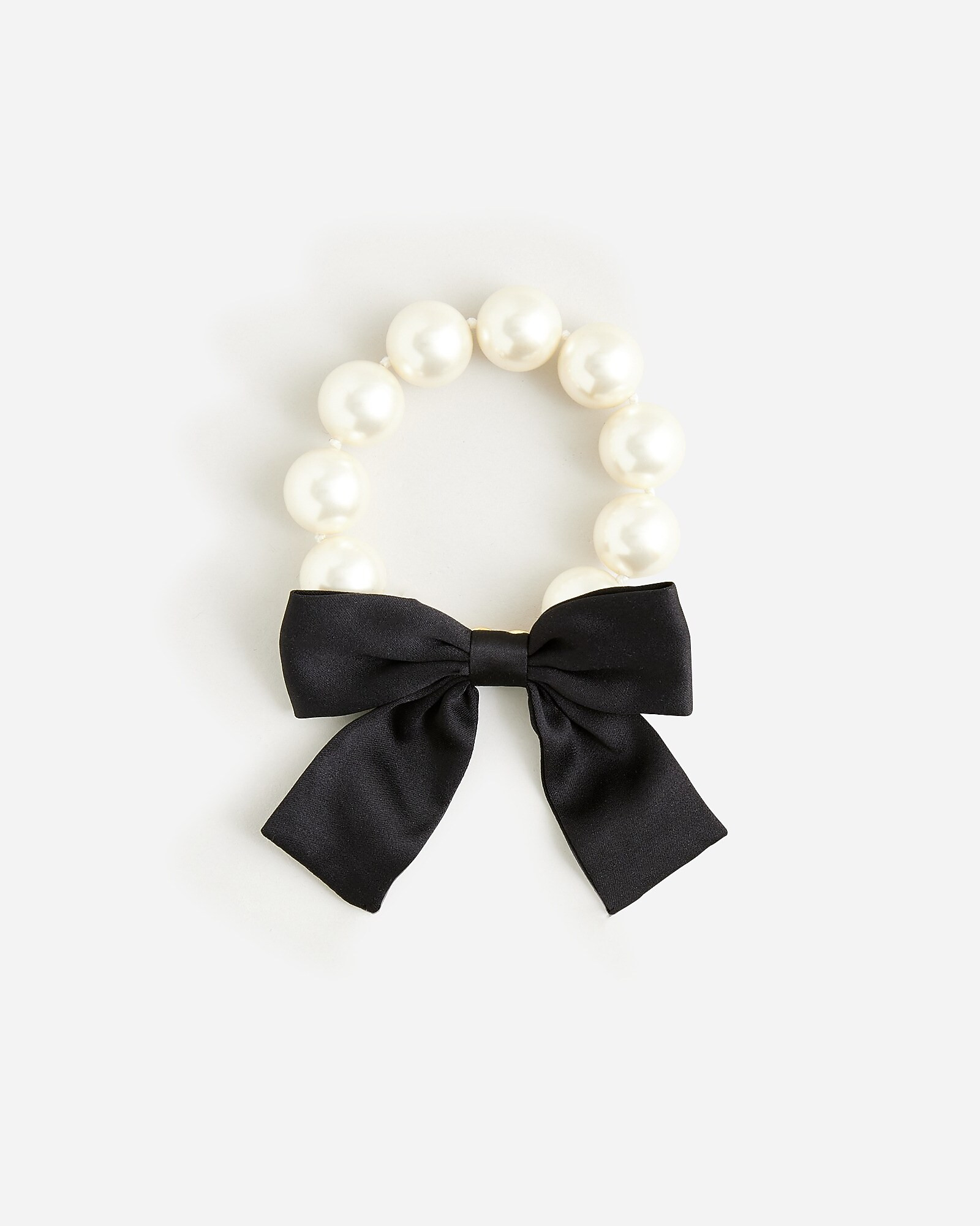 Pearl bow bracelet | J. Crew US