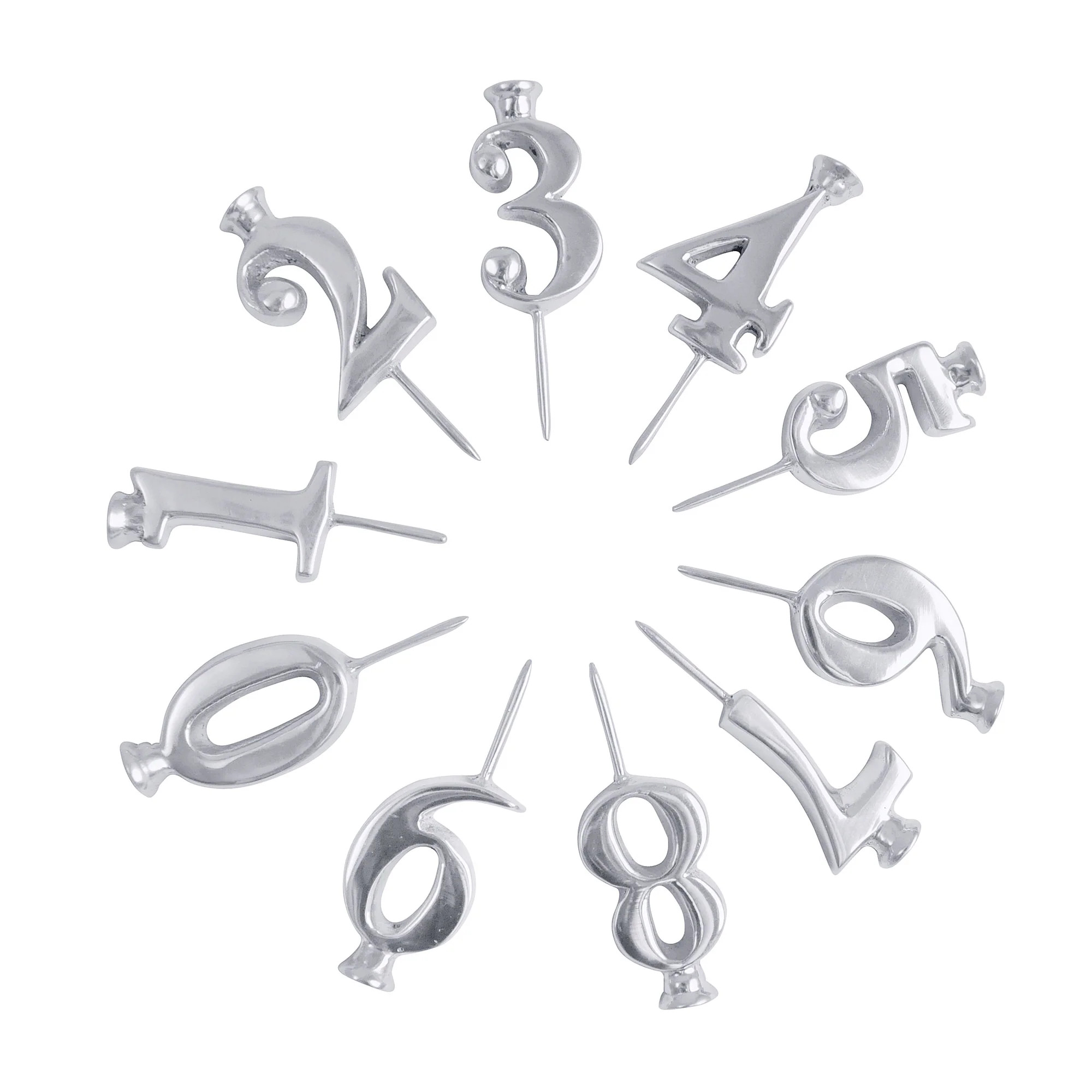 Number Candle Holder Set | Mariposa