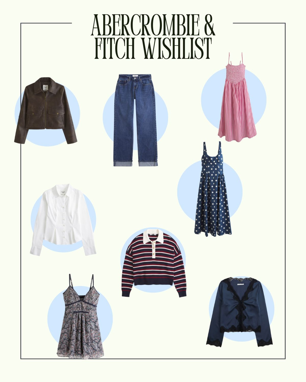 Take a peek at my latest Abercrombie & Fitch wishlist! Some cute finds for the new season 

#LTKgrwm #LTKootd #LTKSeasonal