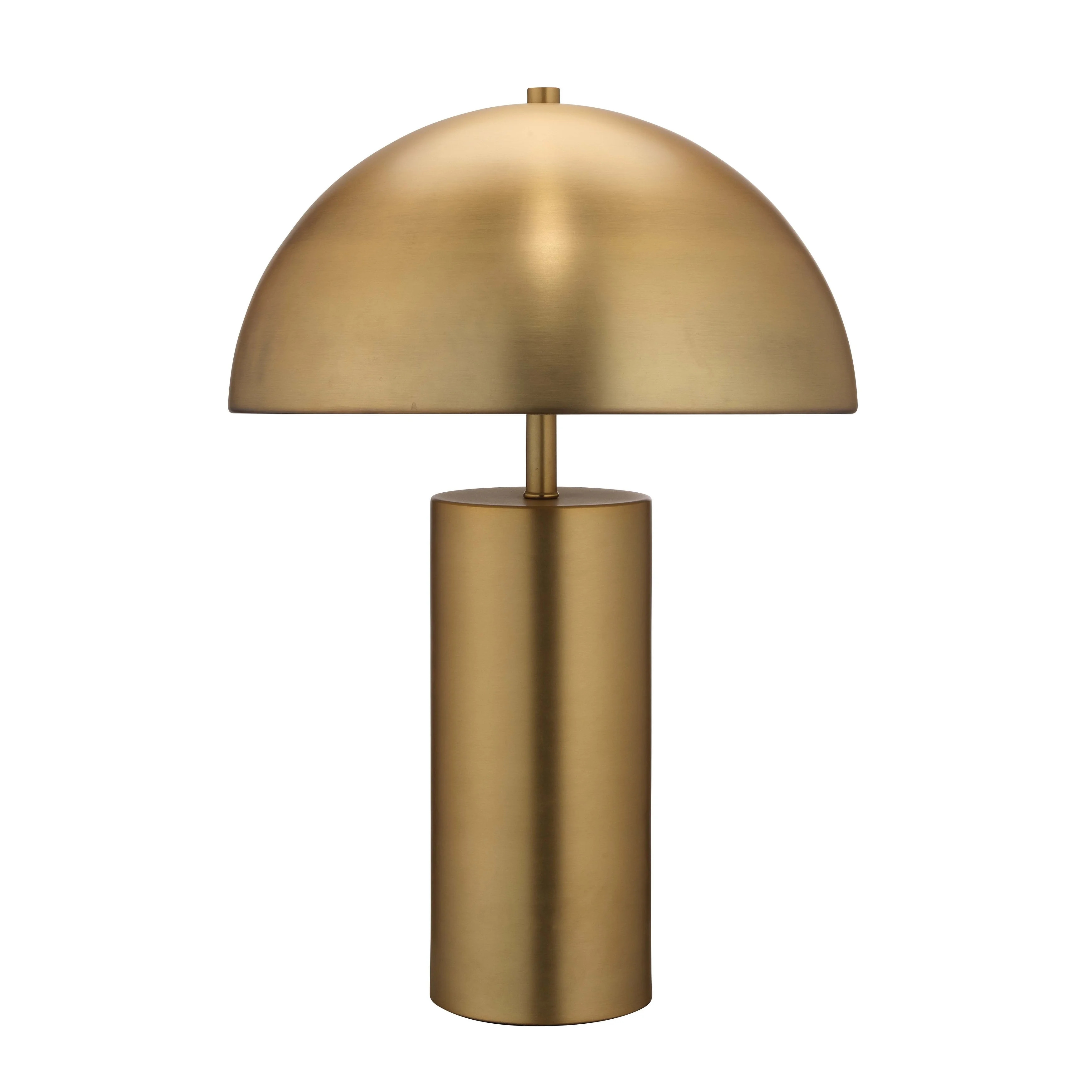 Alden Decor Iron Table Lamp with Antique Brass Dome | Walmart (US)