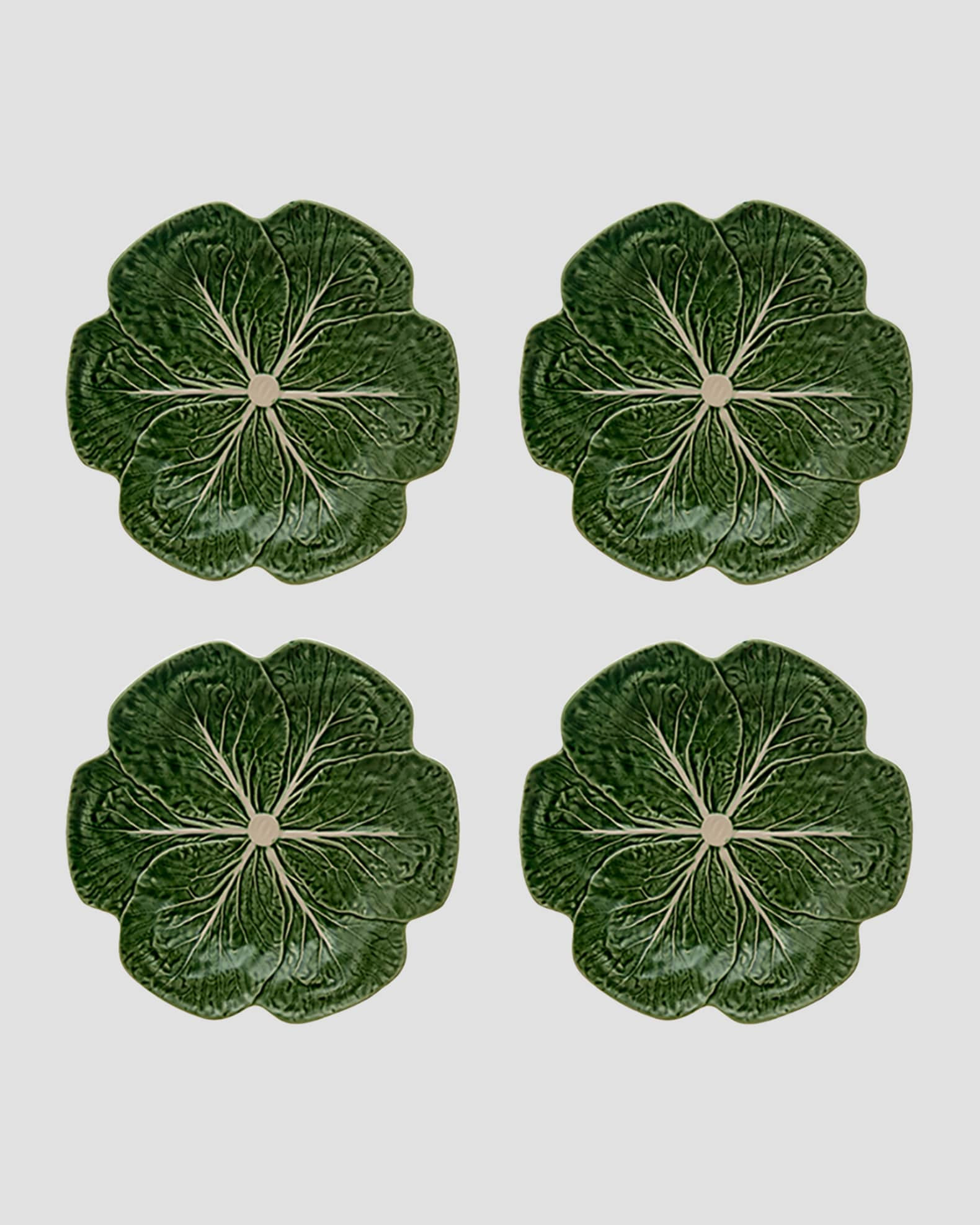 Bordallo Pinheiro Cabbage Dessert Plates, Set Of 4 | Neiman Marcus