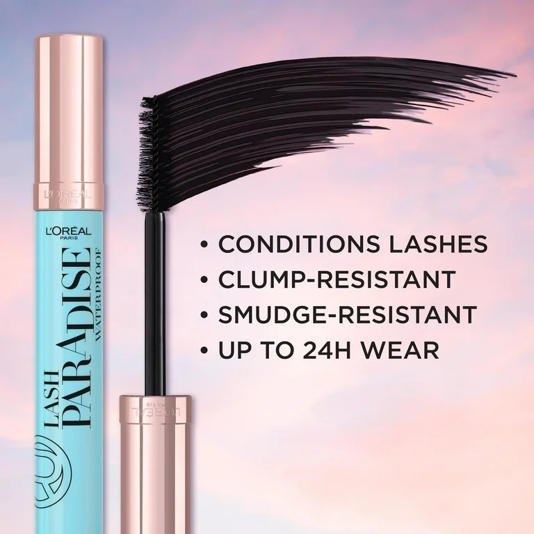 L'Oreal Paris Voluminous Lash Paradise Waterproof Mascara, Blackest Black | Walmart (US)