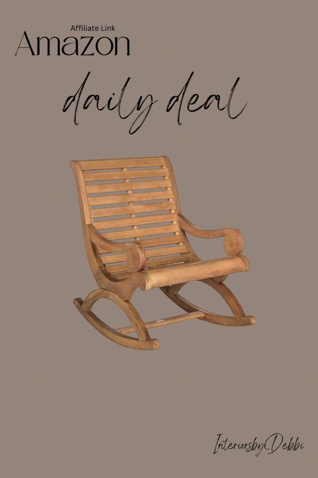 Amazon Deal
Teak outdoor rocking chair, daily deals, transitional home, modern decor, amazon find, amazon home, target home decor, mcgee and co, studio mcgee, amazon must have, pottery barn, Walmart finds, affordable decor, home styling, budget friendly, accessories, neutral decor, home finds, new arrival, coming soon, sale alert, high end look for less, Amazon favorites, Target finds, cozy, modern, earthy, transitional, luxe, romantic, home decor, budget friendly decor, Amazon decor #amazonhome #founditonamazon 

#LTKSeasonal #LTKHome