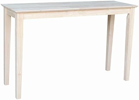 International Concepts Shaker Sofa Table, Unfinished | Amazon (US)