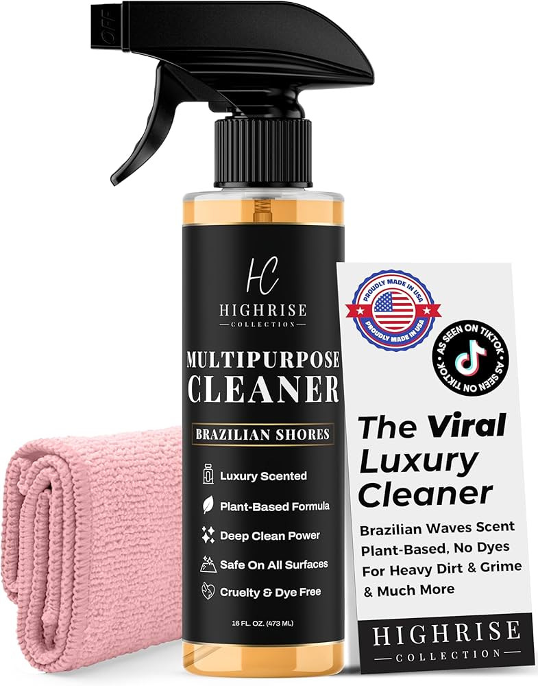 Highrise Brazilian Waves Multipurpose Cleaner, Highly Scented, Plant-Based, Biodegradable, USA Ma... | Amazon (US)