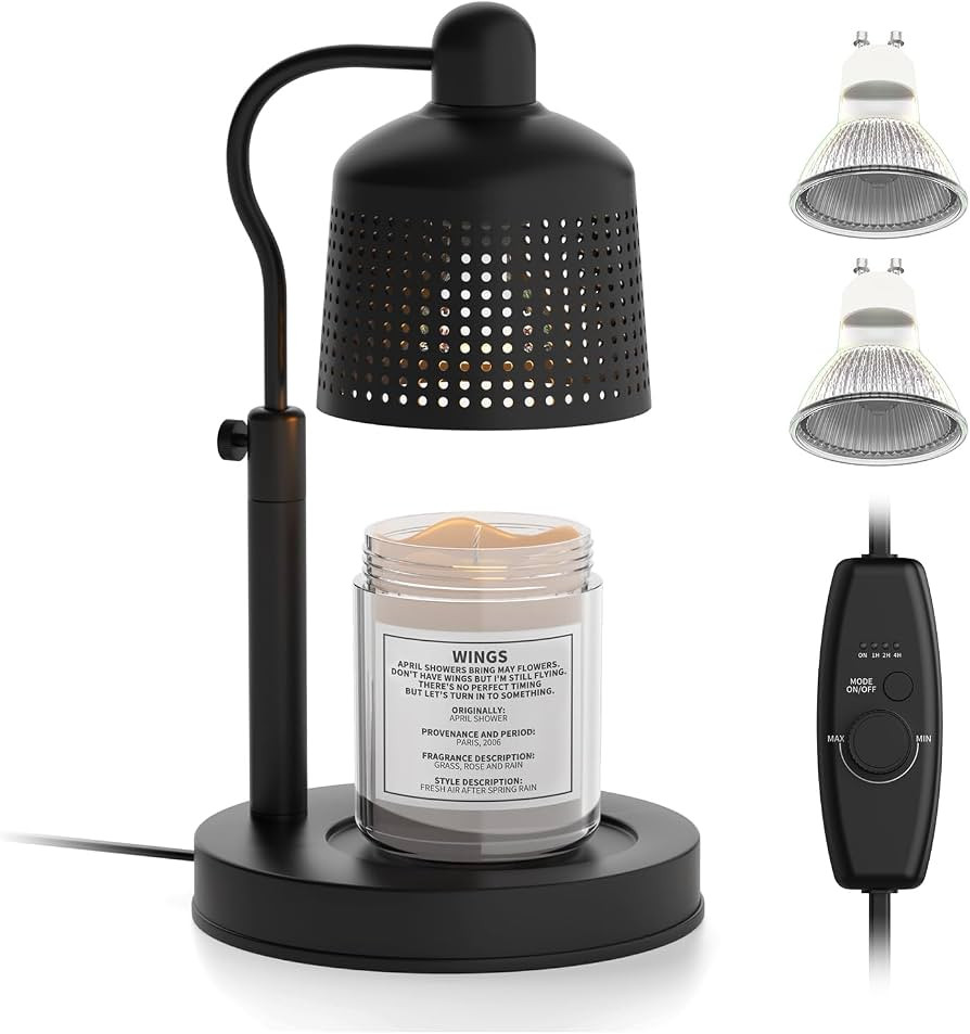 FUROKOY Candle Warmer Lamp, Wax Melt with Full Dimming Function, Candle Warmer Lamp with Timer, H... | Amazon (US)