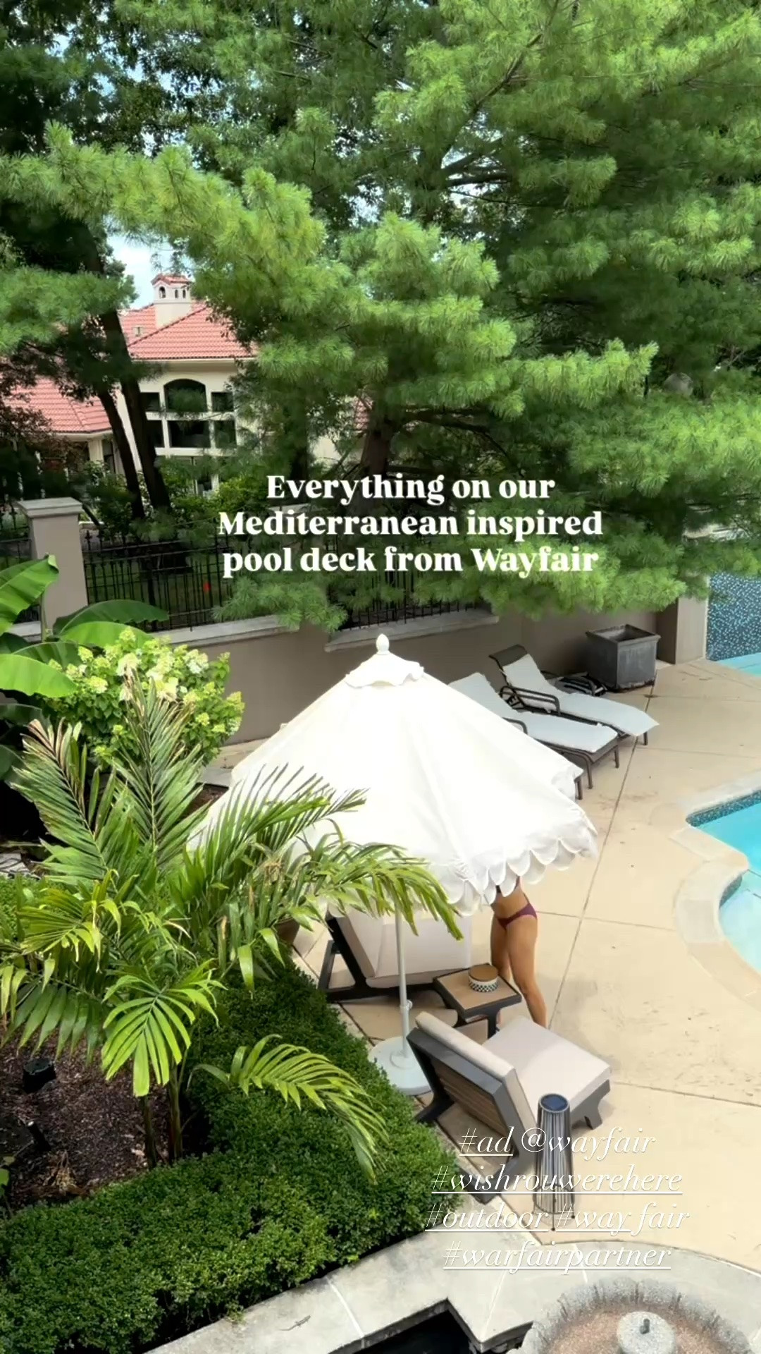 #ad Everything on our Mediterranean inspired pool deck from Wayfair! 

@Wayfair #Wayfair #WayfairPartner #WishYouWereHere #Outdoor

#LTKmomlife #LTKHome #LTKSeasonal
