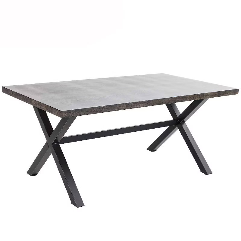 65.9"  Rectangle Large Metal Patio Table - Black - Captiva Designs | Target