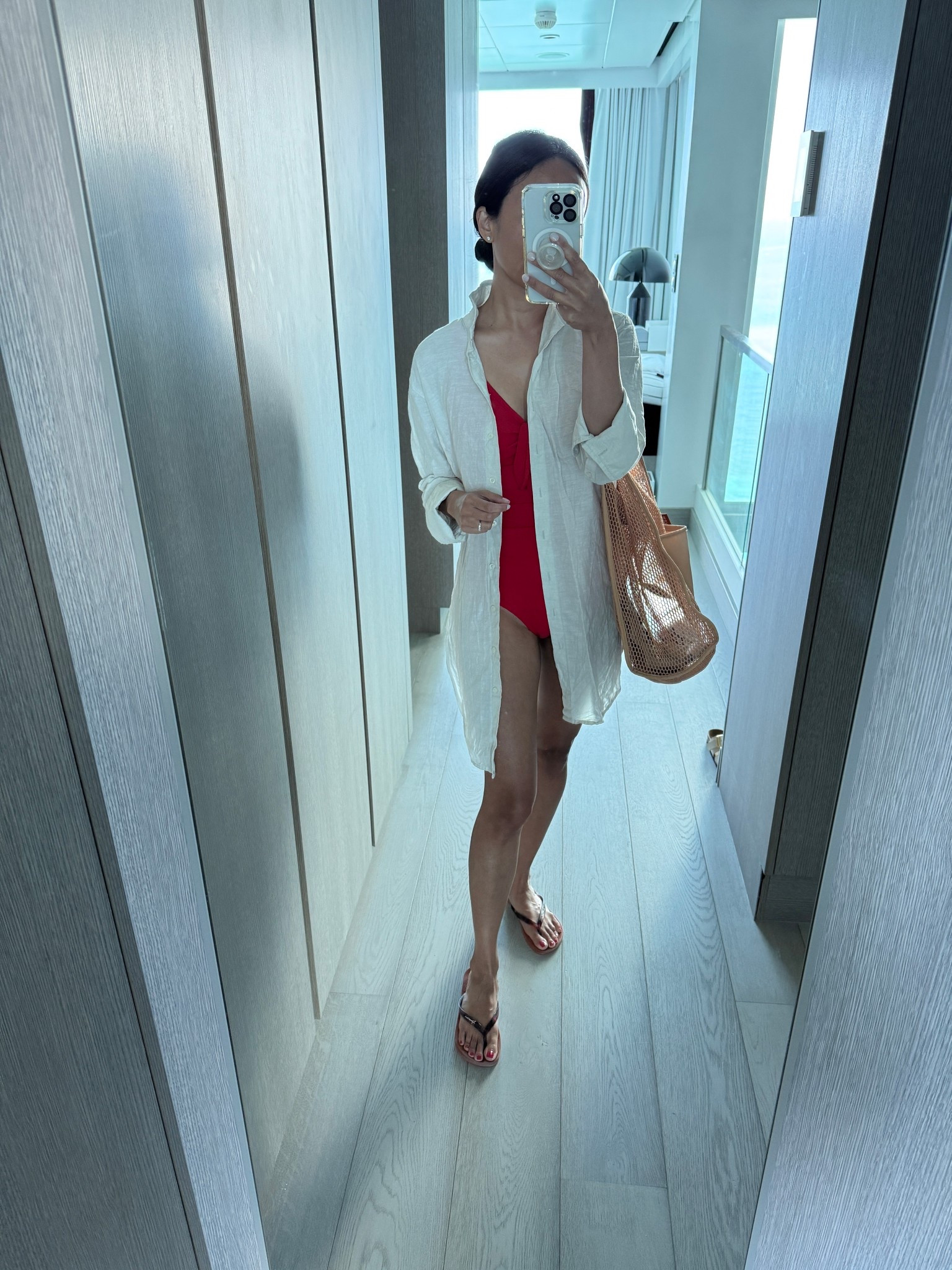 Vacation. Swim. Cruise. Resort. 
Swimsuit coverup. 
One piece swimsuit. 
Flip flops. 
Beach bag. Pool bag  

#LTKOver40 #LTKSwim #LTKTravel