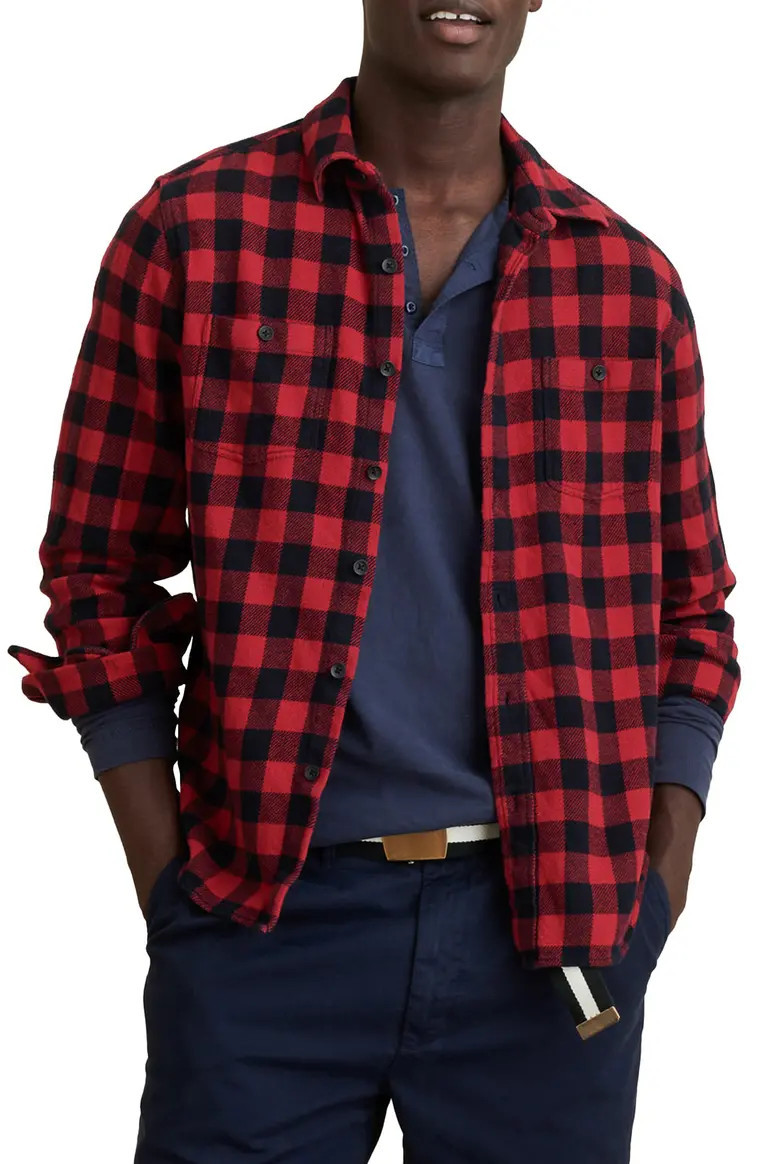 Buffalo Check Button-Up Flannel Shirt | Nordstrom