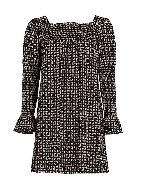 Sabia Long-Sleeve Minidress | Saks Fifth Avenue