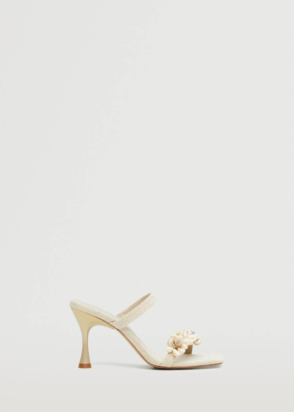 Heel seashells sandals | MANGO (US)