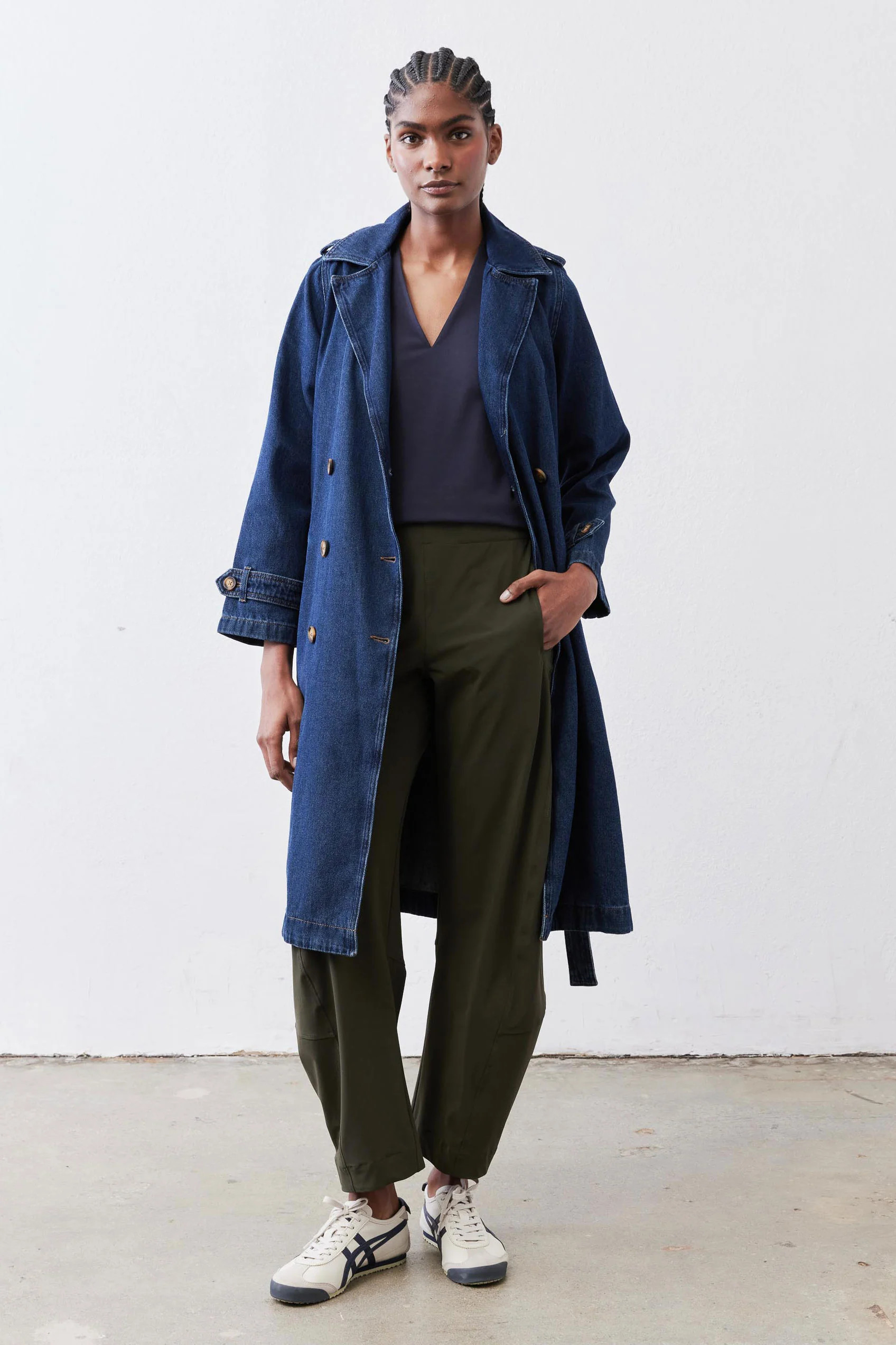 The Denim Trench Coat | Ruti