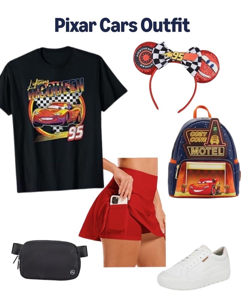 Cute Pixar Cars outfit with Lightning McQueen for women!

#LTKootd #LTKgrwm #LTKTravel