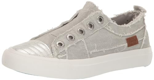 Blowfish Malibu Women's Play Slip On Sneaker, Microchip Light Grey | Amazon (US)