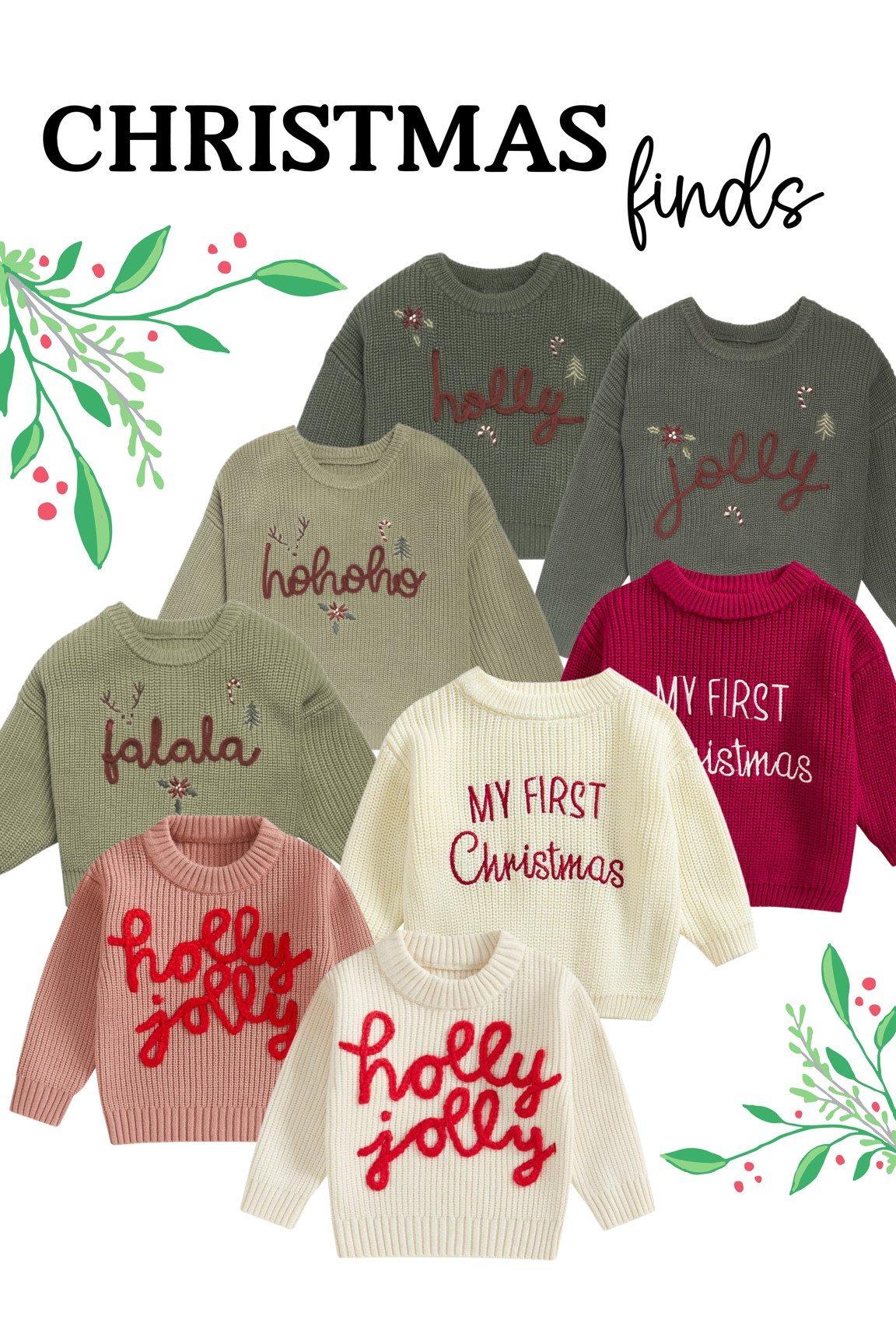 baby and toddler christmas sweaters🎄

Baby and toddler fashion, Christmas style, toddler style, baby style, Walmart fashion, christmas season

#LTKBaby #LTKKids #LTKSeasonal