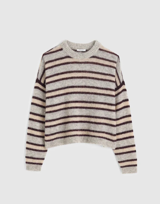Striped Pullover Sweater in Alpaca Blend | Madewell