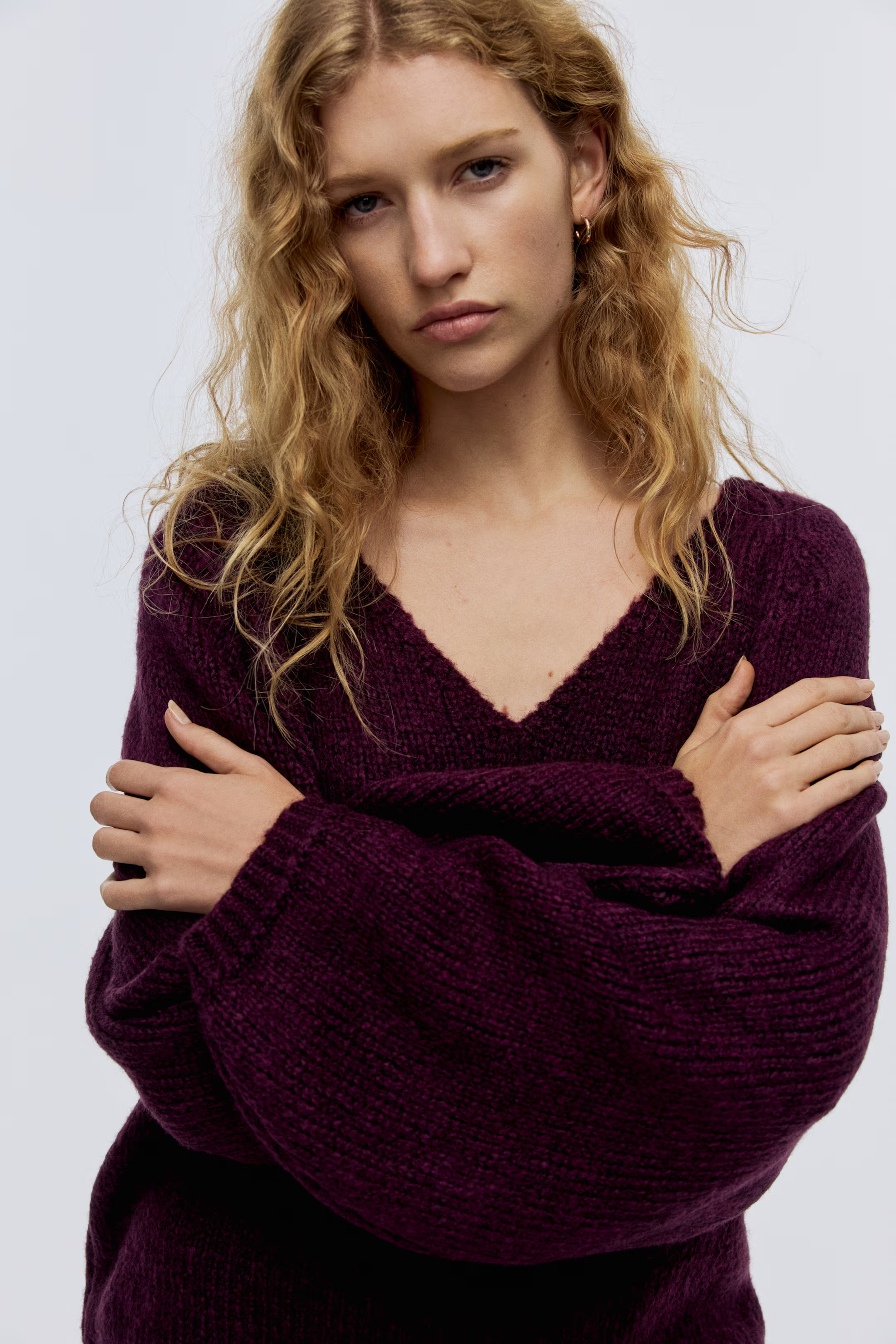 Knit V-Neck Sweater | H&M (US + CA)