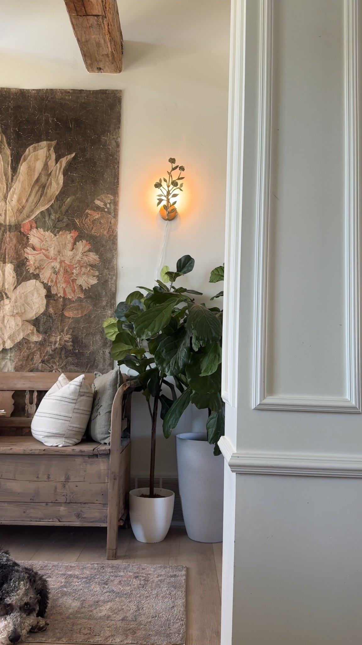 Floral sconce and tapestry!

#LTKHome #LTKStyleTip #LTKFindsUnder100