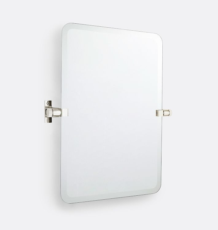 West Slope Frameless Rounded Rectangle Pivot Mirror | Rejuvenation